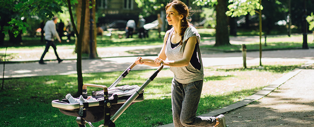 Outdoor-Training mit Baby